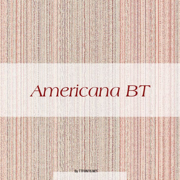 Americana BT example